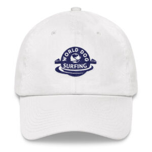 World Dog Surfing White Logo Cap