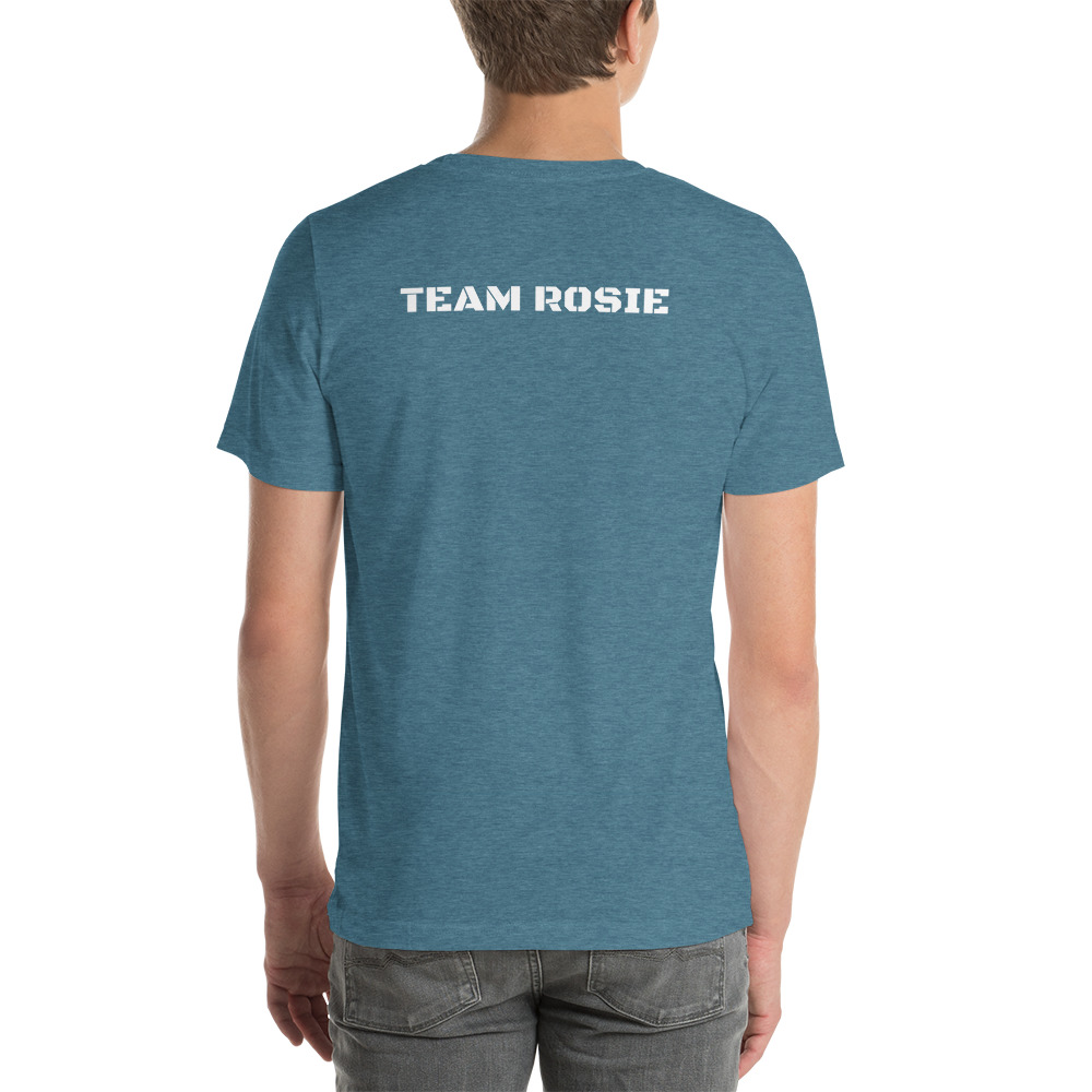 TEAM ROSIE: Short Sleeve Unisex t-shirt – World Dog Surfing